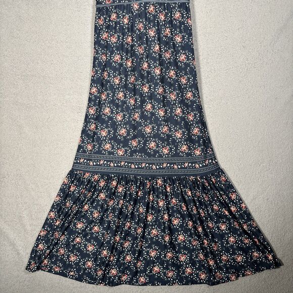 Max Studio Maxi Dress Size S Floral Empire Waist Cottage Ditsy Romantic Feminine - Picture 16 of 16